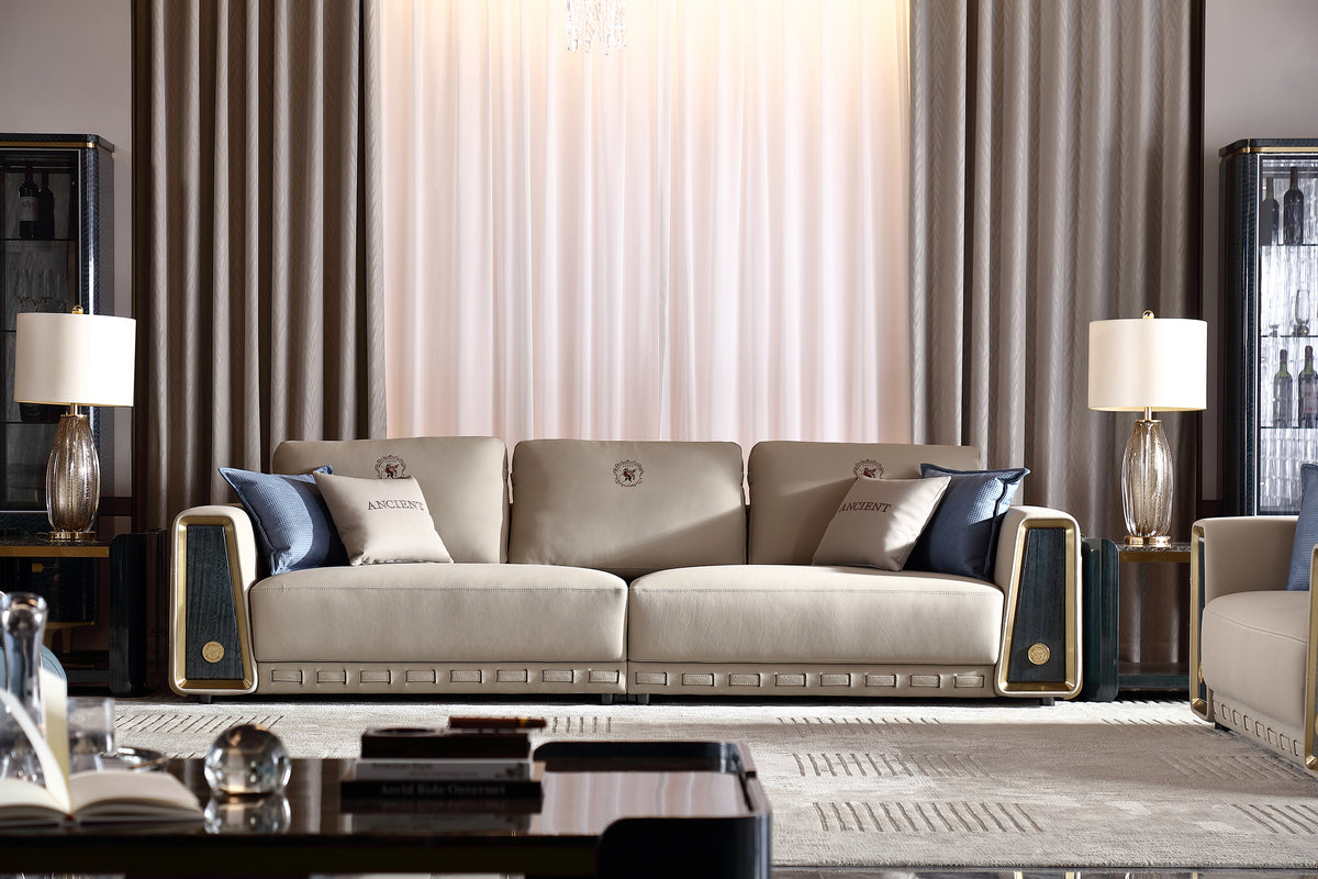 ADILIVE Linear Leather Sofa