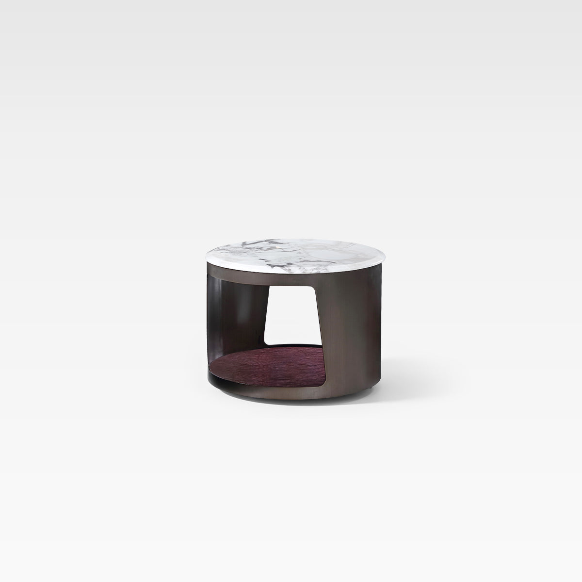FFONCHI Marble Top Round Side Table