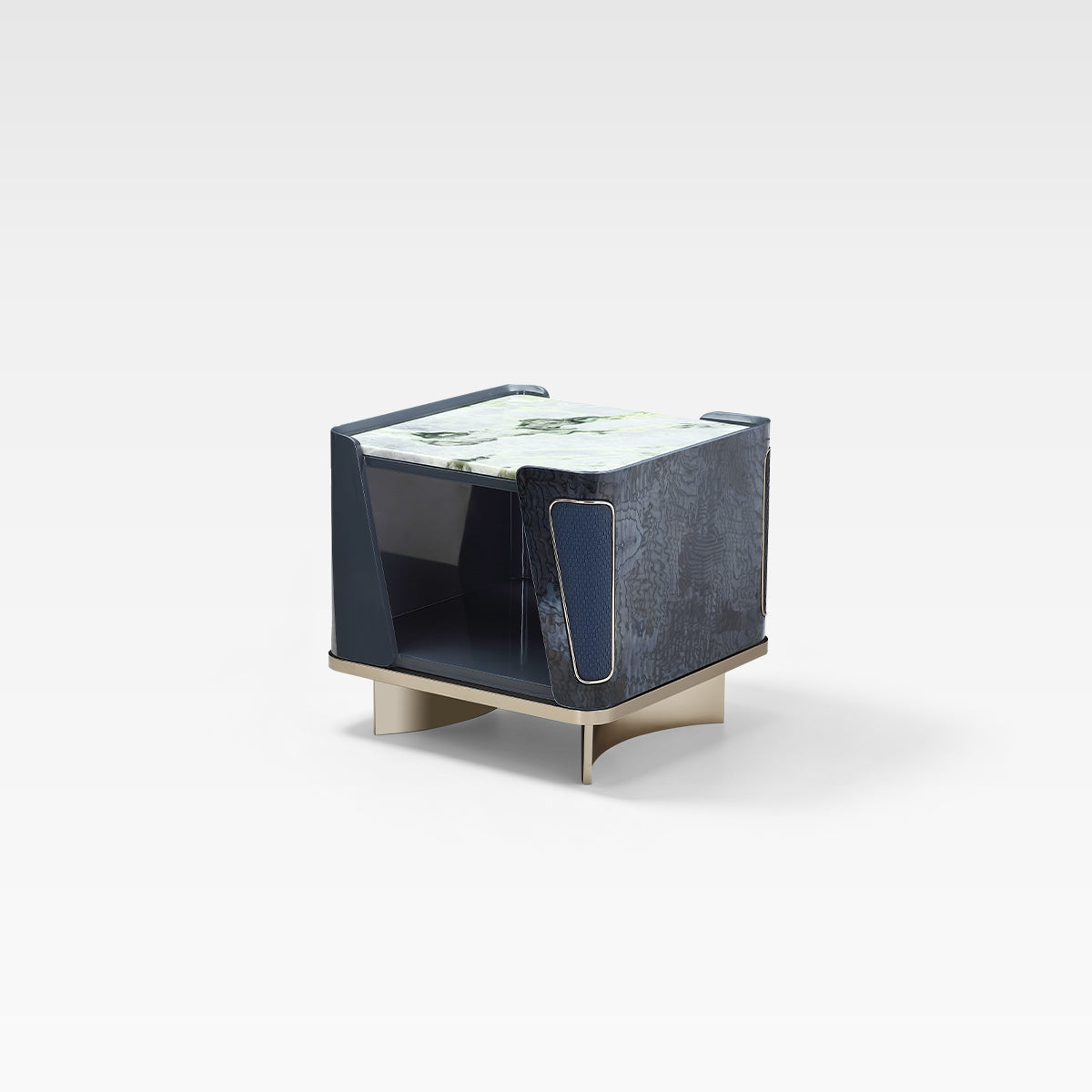 FFONCHI Marble Top Open End Table