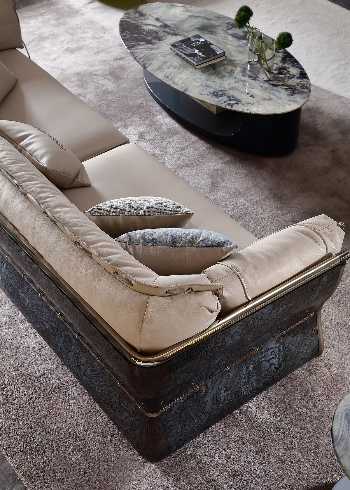 FFONCHI Linear Leather Sofa