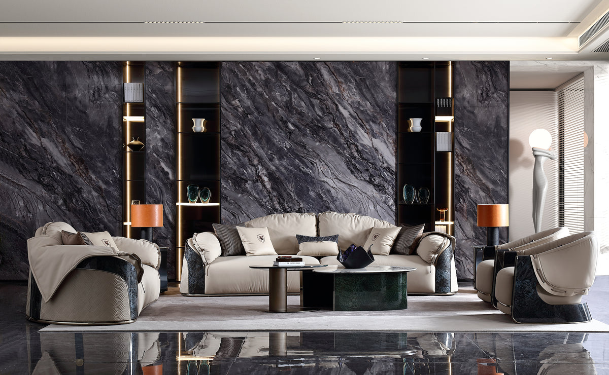 FFONCHI Linear Leather Sofa