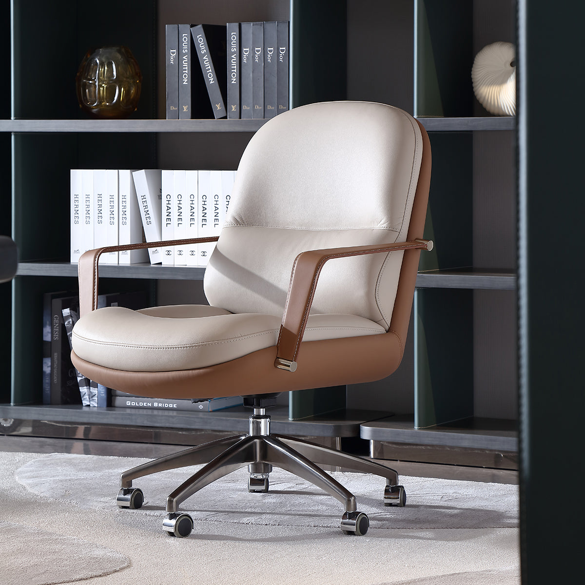 HOTTOP Leather Desk Chair