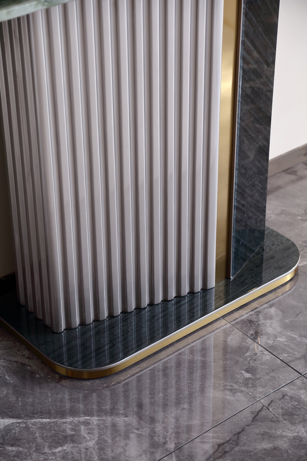 ADILIVE Marble Top Console Table