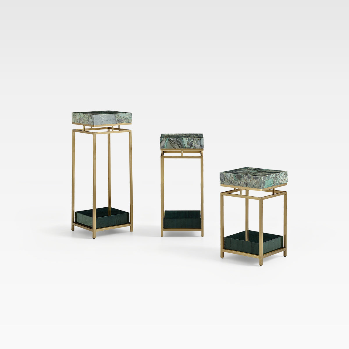 ADILIVE Marble Top Side Table