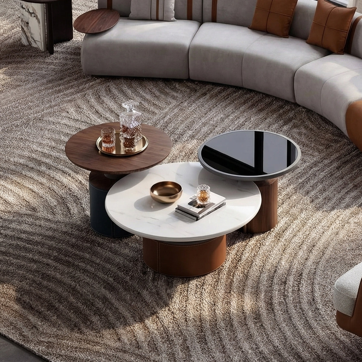 KALMIA Marble Top Coffee Table