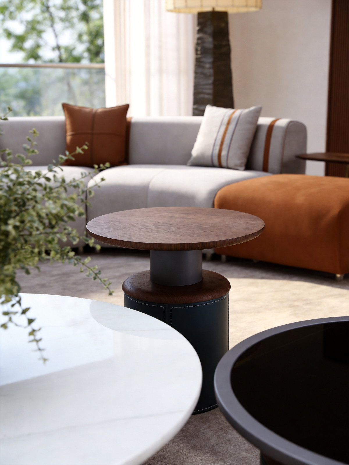 KALMIA Marble Top Coffee Table
