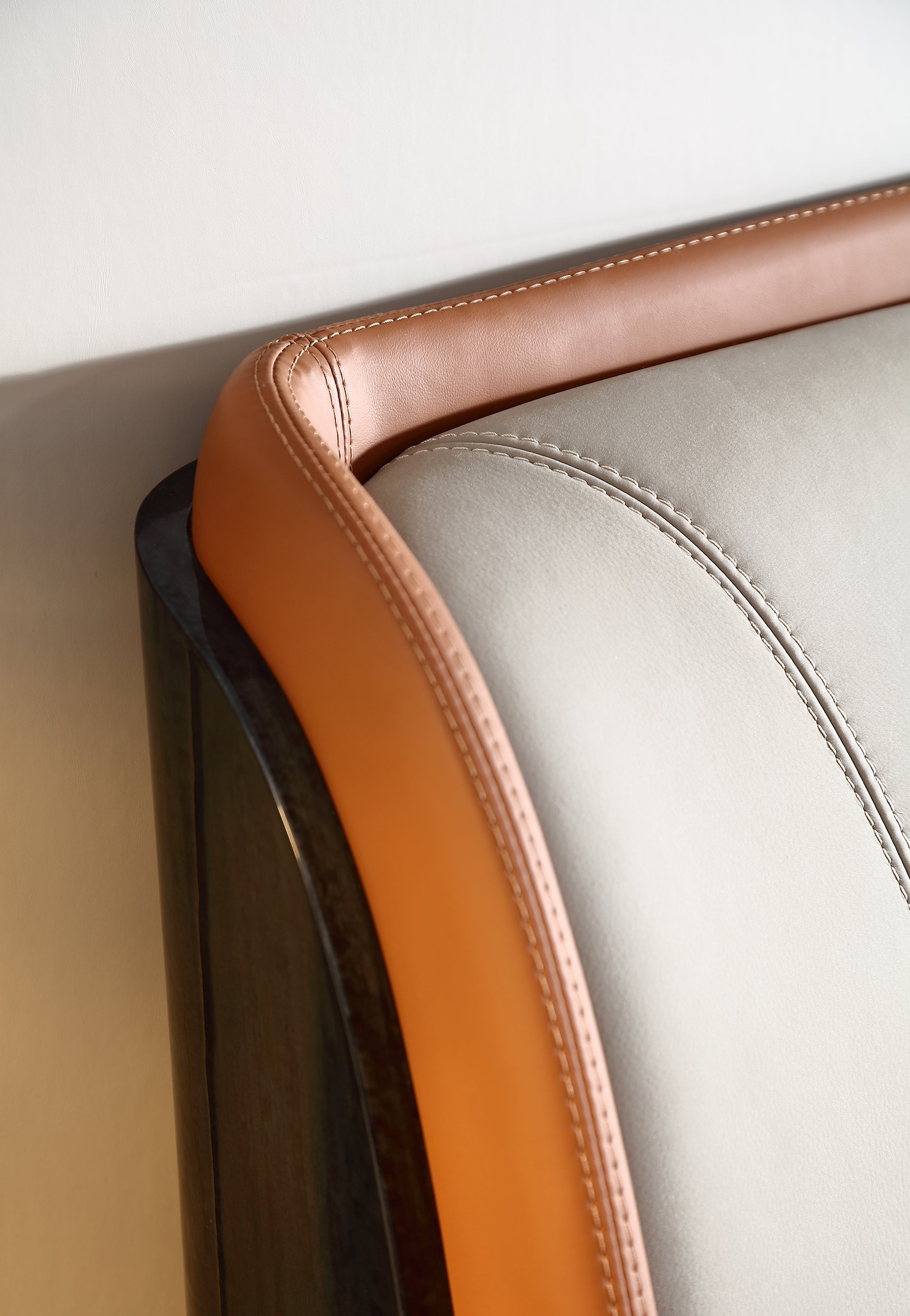 ADILIVE Leather Upholstered Bed