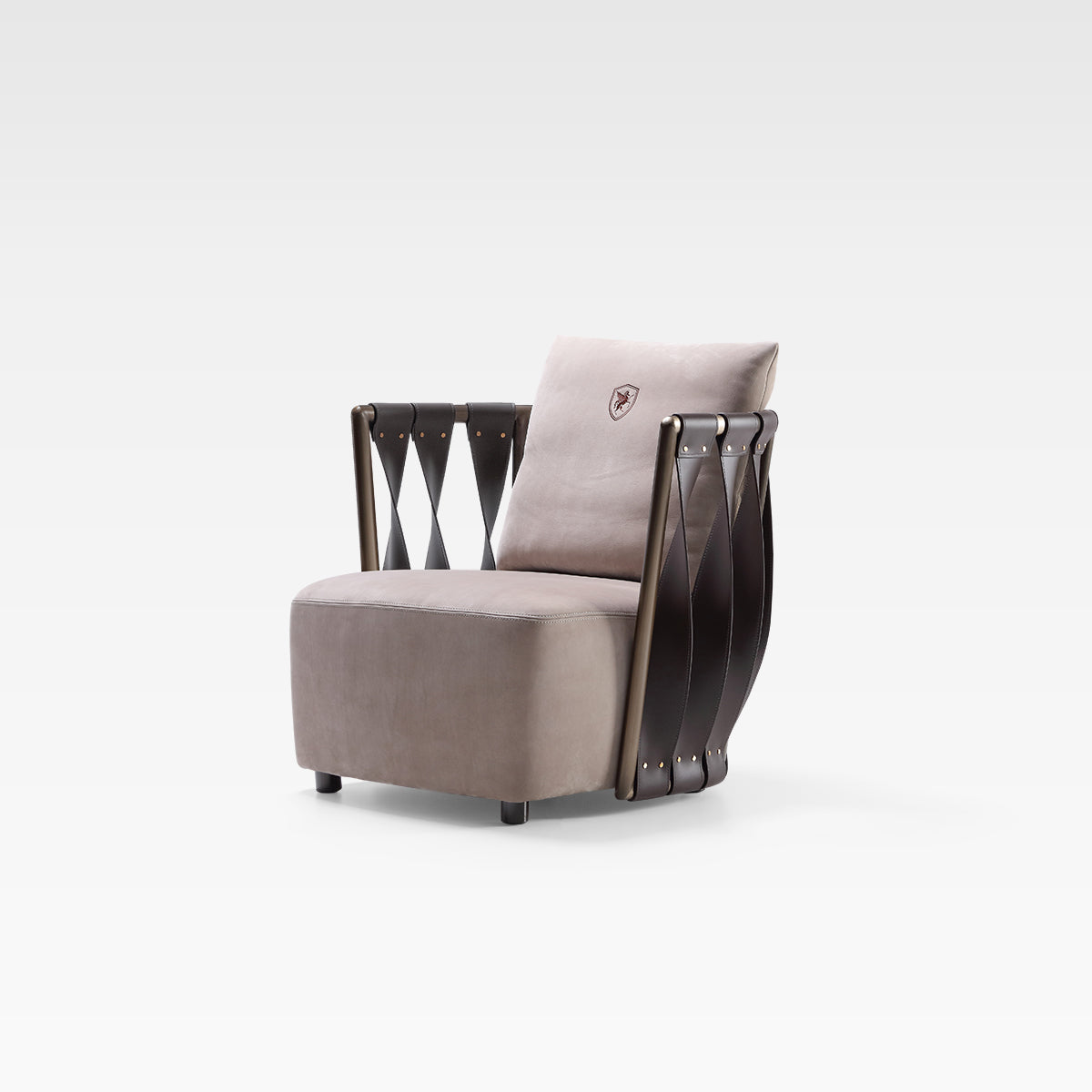FFONCHI Nubuck Leather Armchair