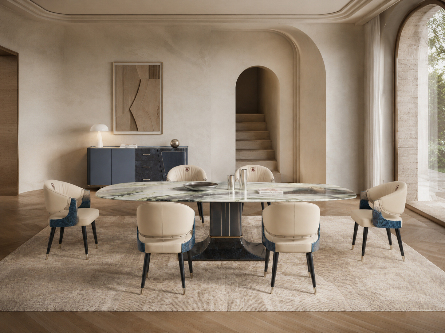 FFONCHI Marble Dining Table