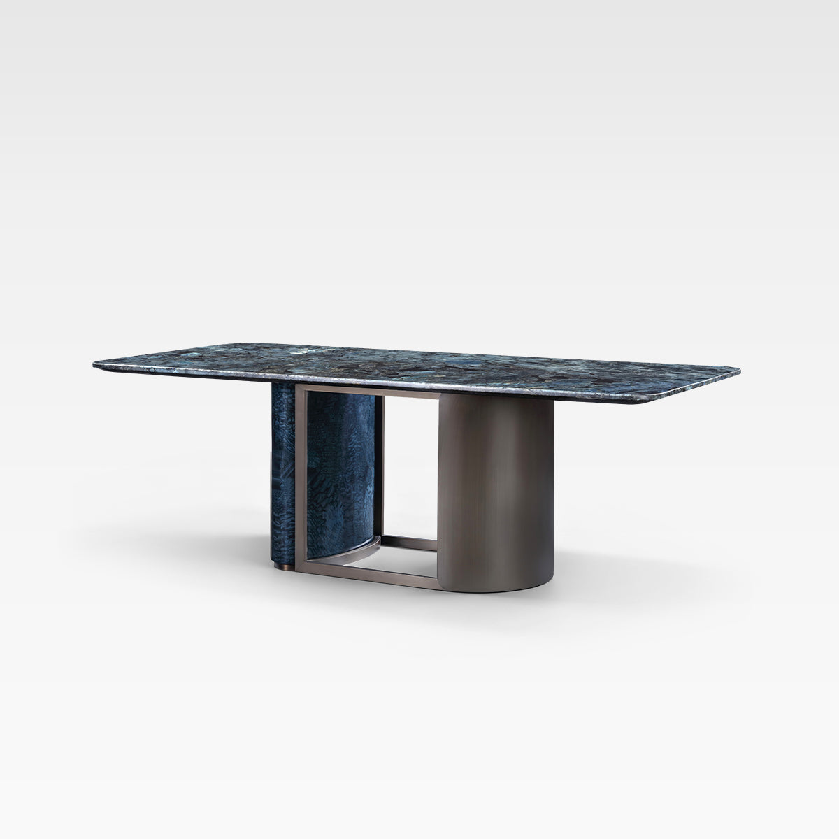 FFONCHI Natural Stone Top Dining Table