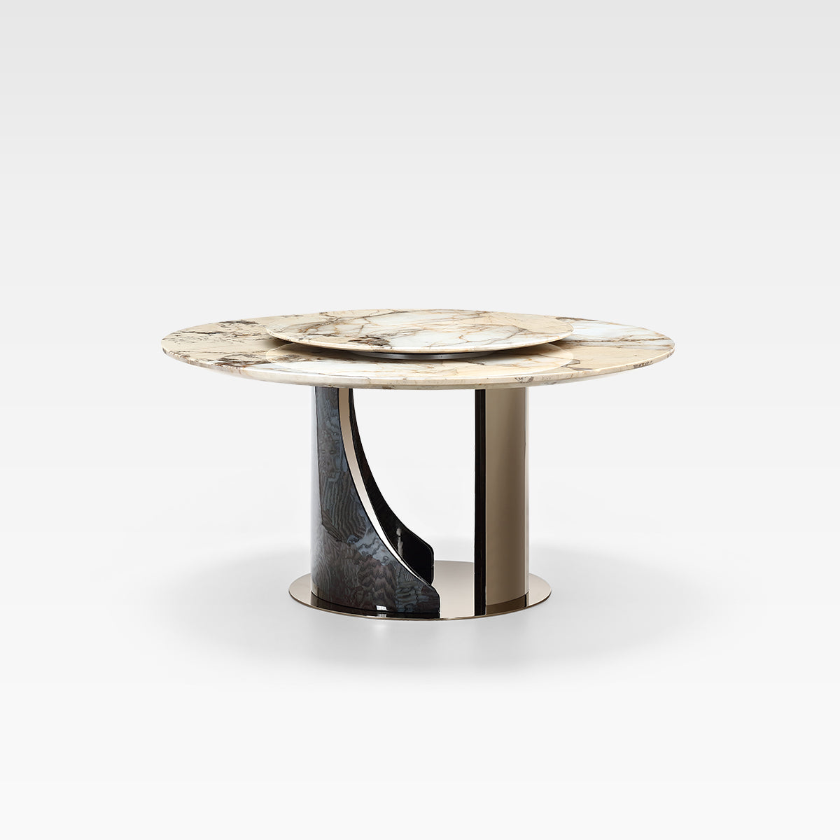 FFONCHI Natural Stone Top Dining Table