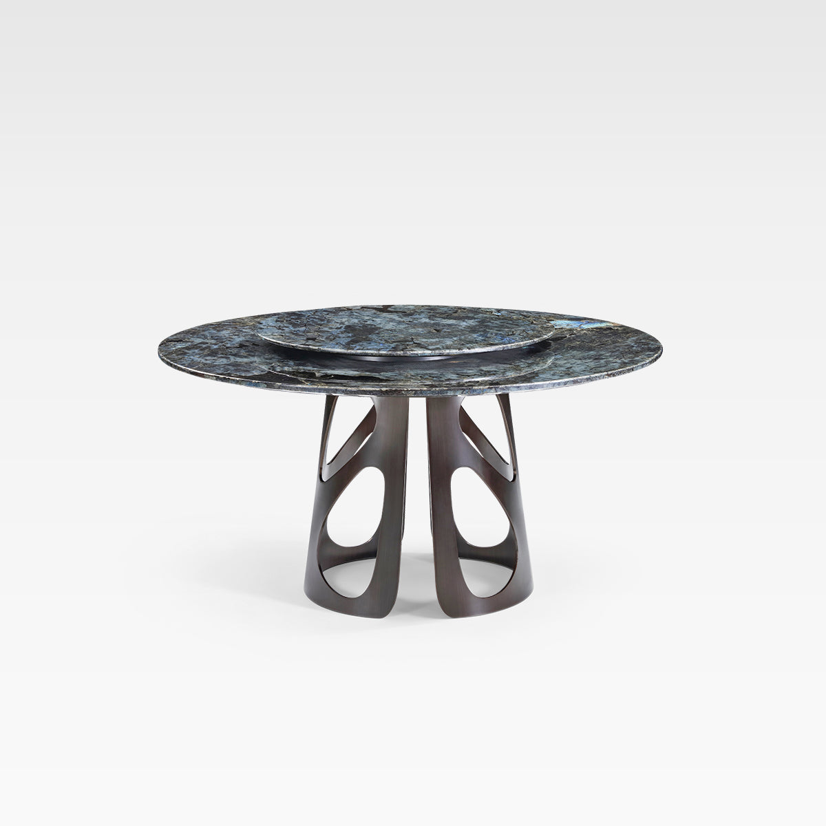 FFONCHI Natural Stone Top Dining Table