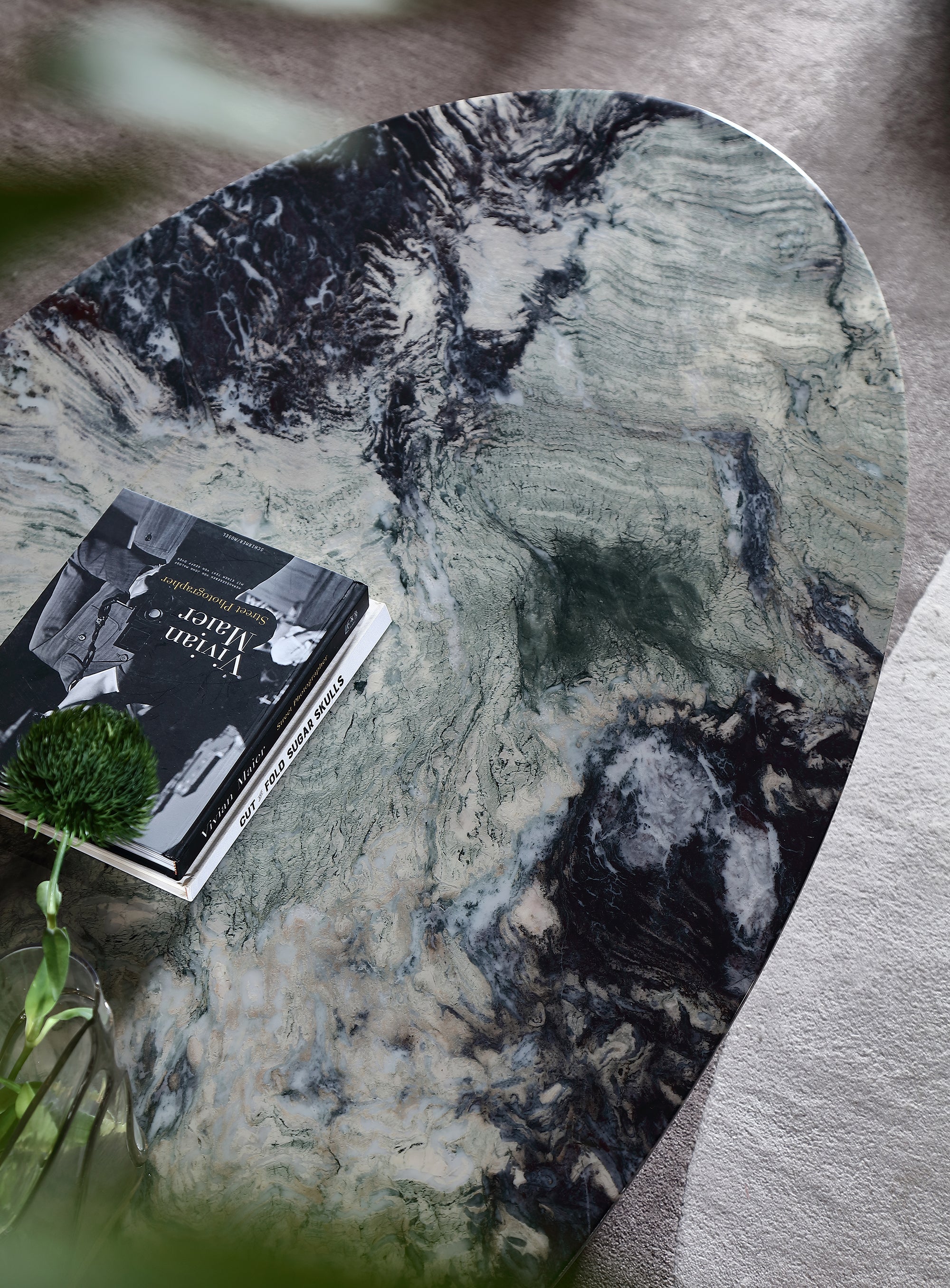 FFONCHI Marble Top Coffee Table