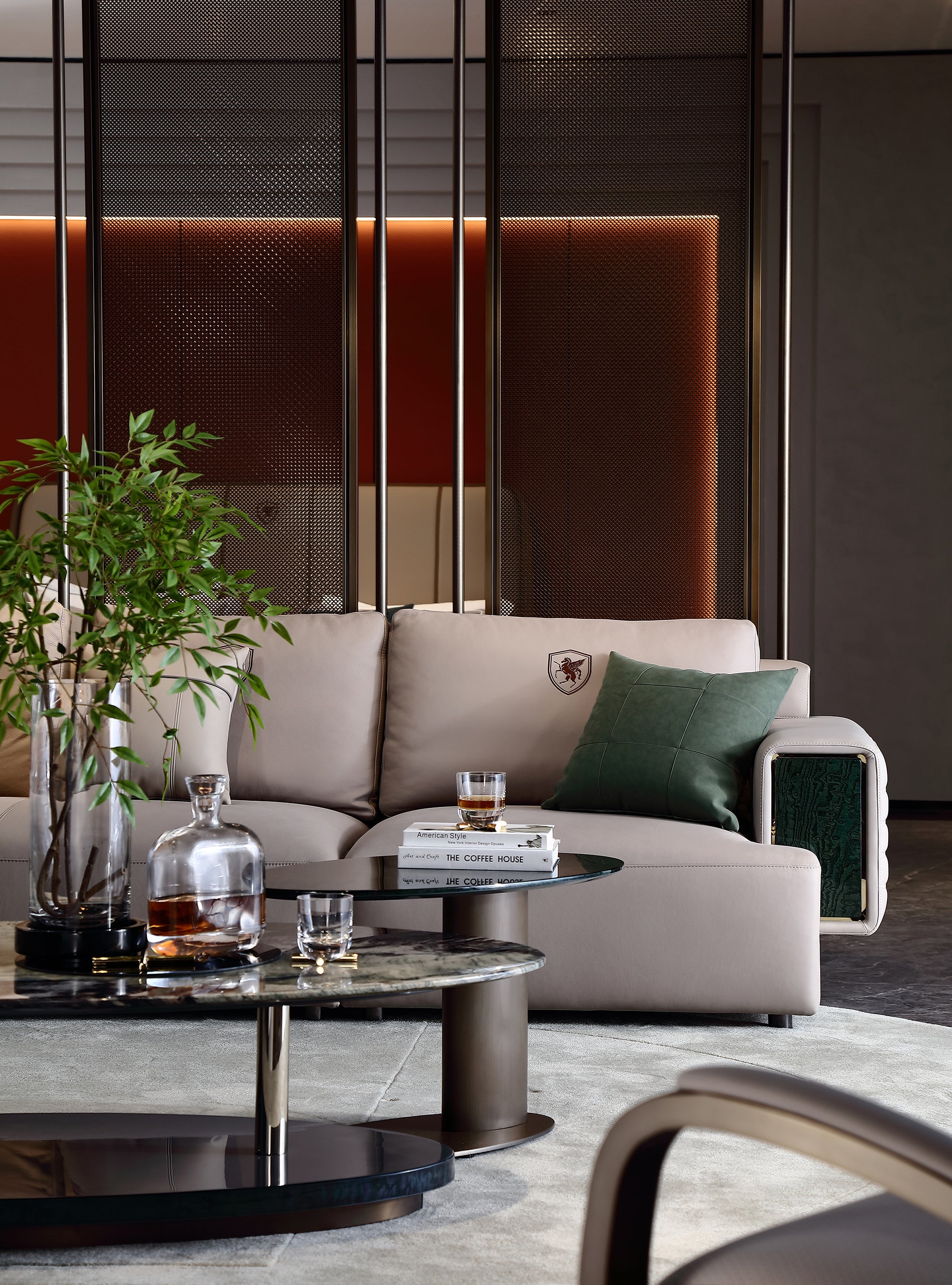 FFONCHI L-Shaped Curved Corner Modular Sofa