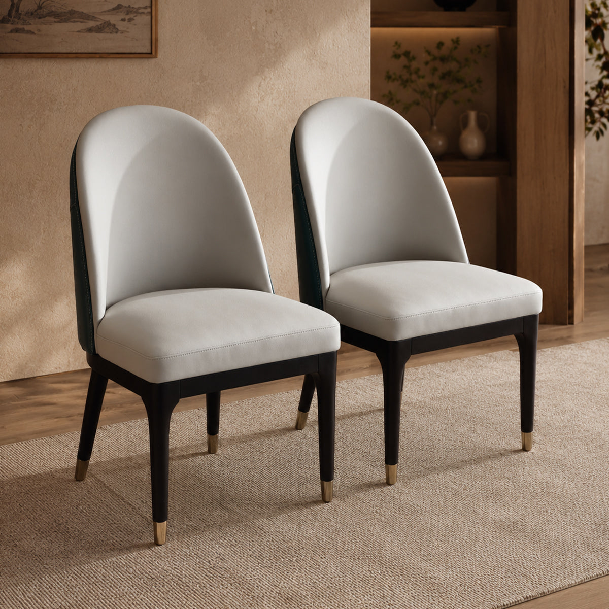 HOTTOP Leather Dining Chair