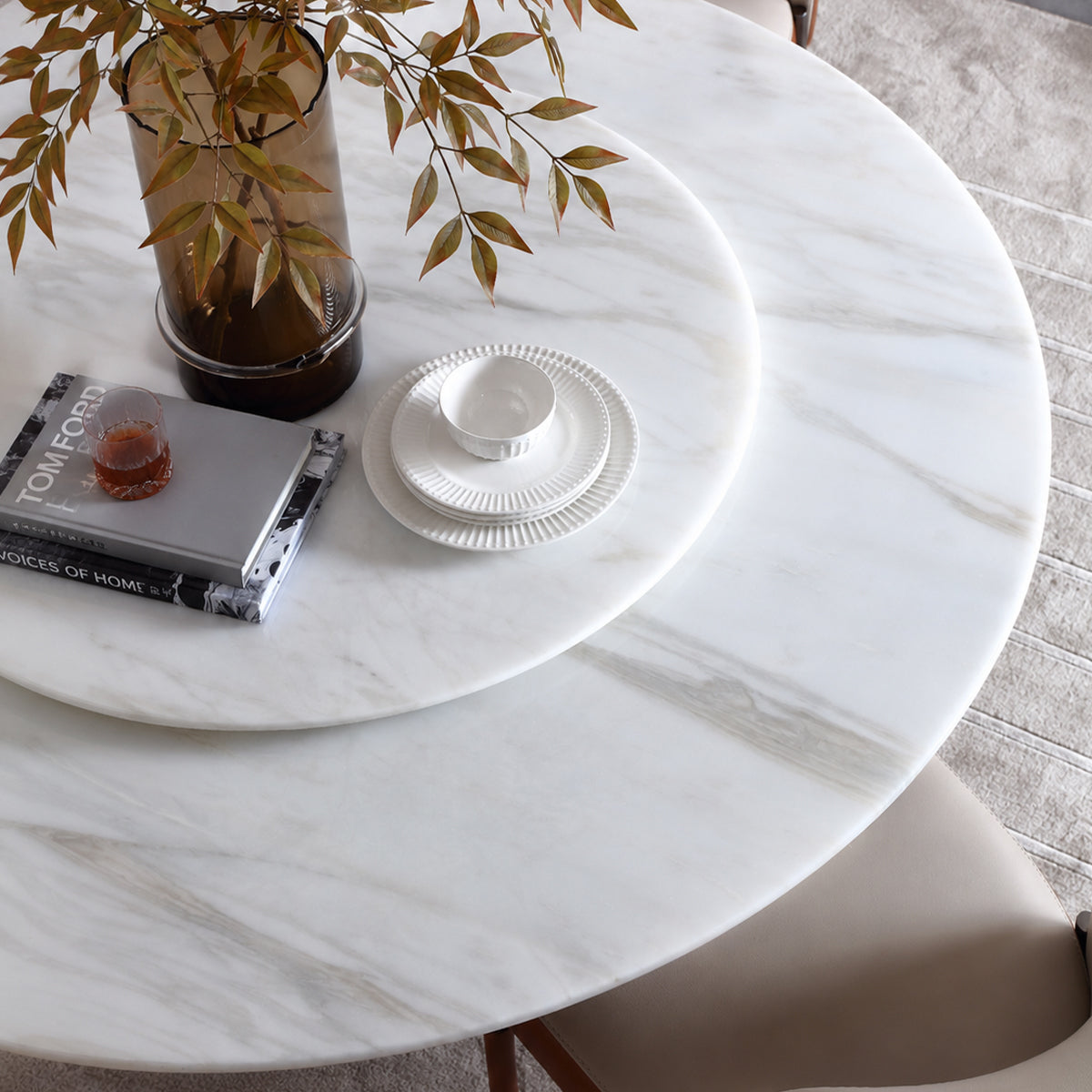 HOTTOP Marble Top Dining Table