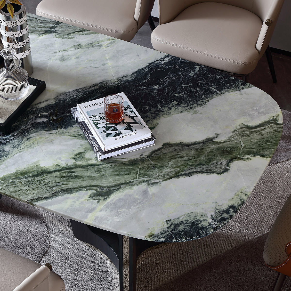 HOTTOP Marble Top Dining Table