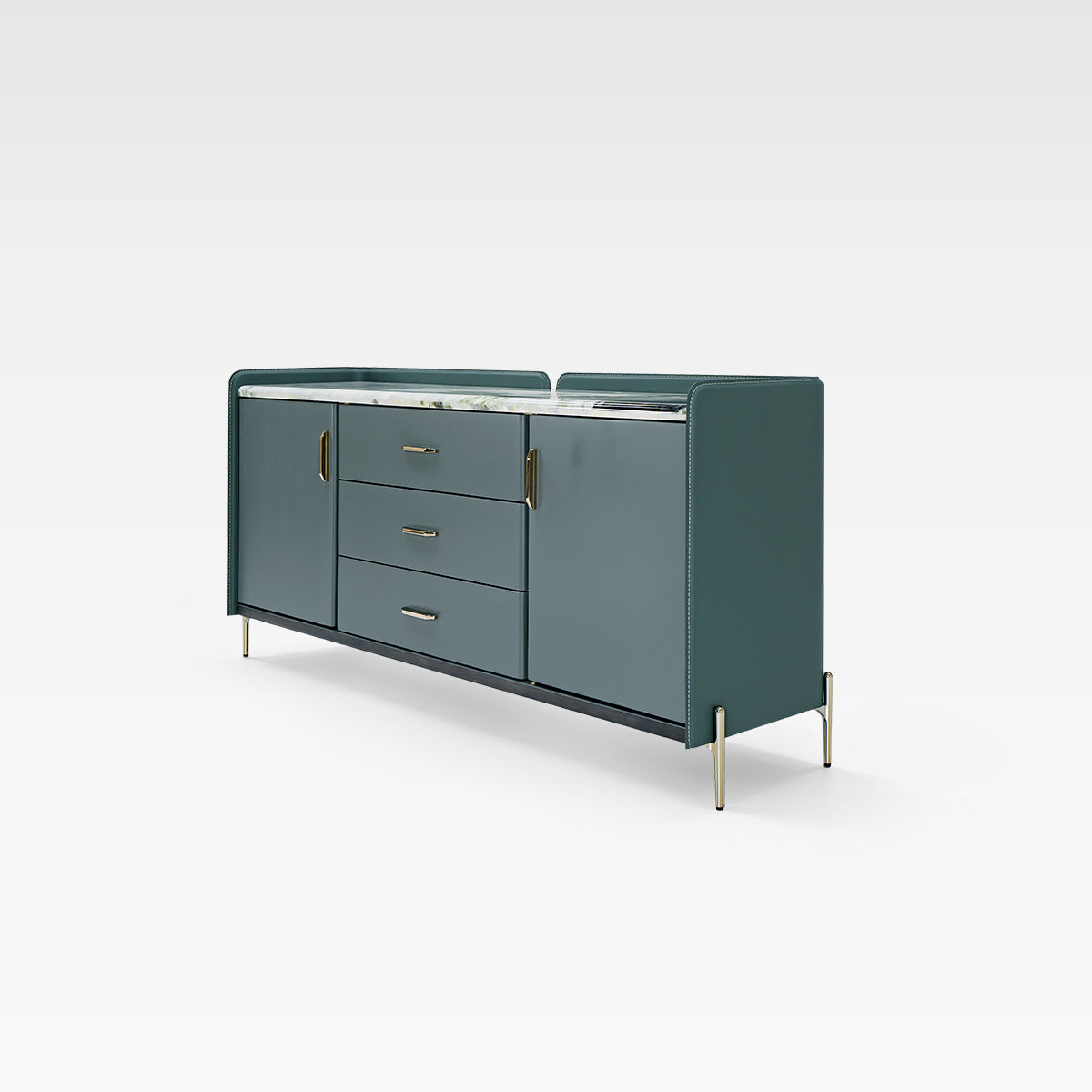 HOTTOP Marble Top Sideboard