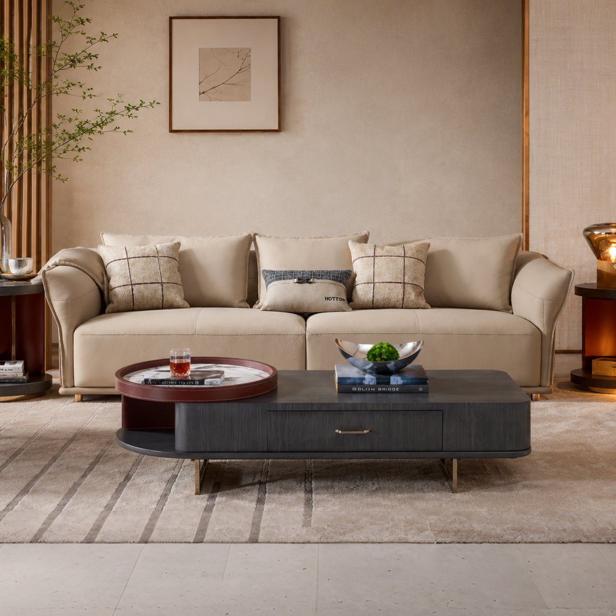 HOTTOP Straight Sofa