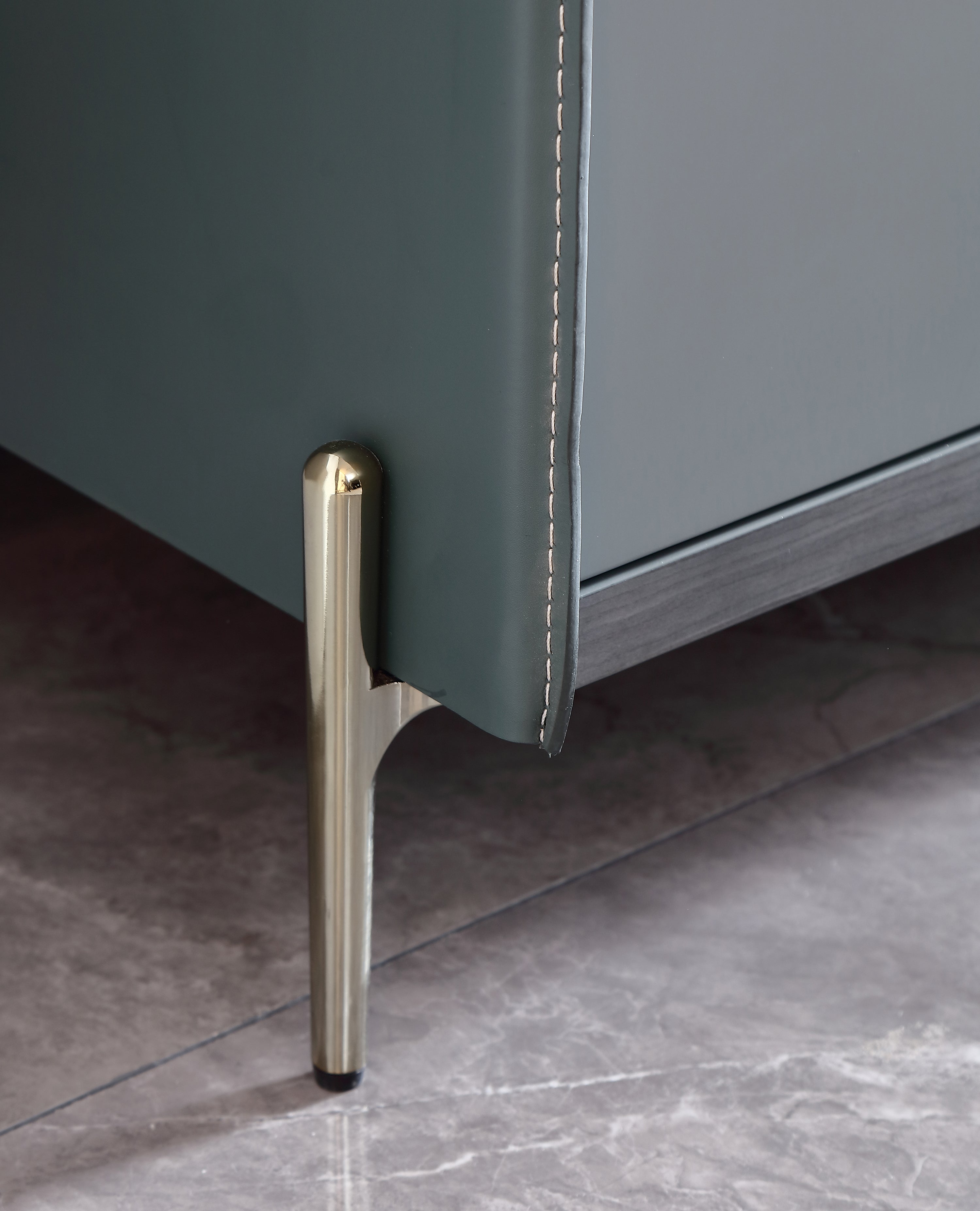 HOTTOP Marble Top TV Media Console