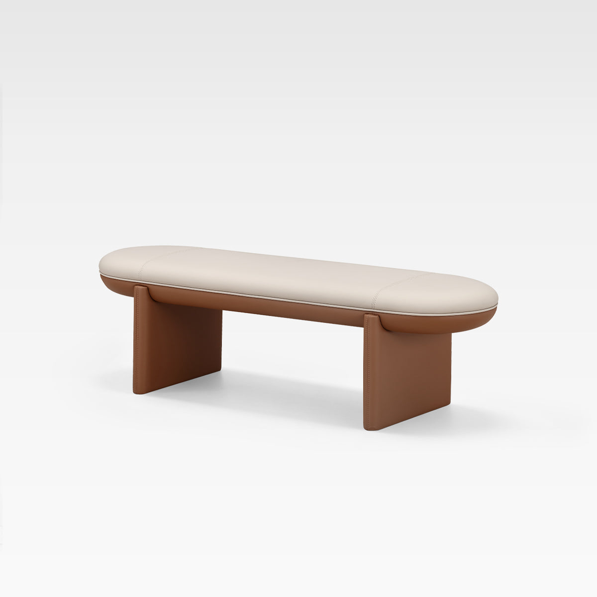 KALMIA Leather Bedroom Bench
