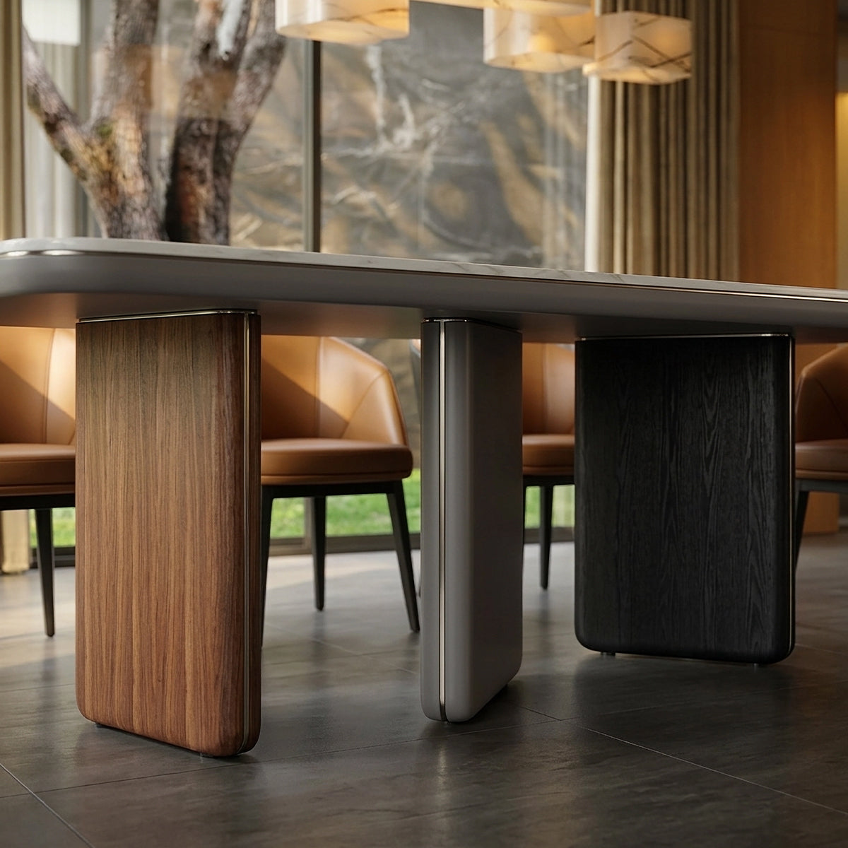 KALMIA Marble Top Dining Table