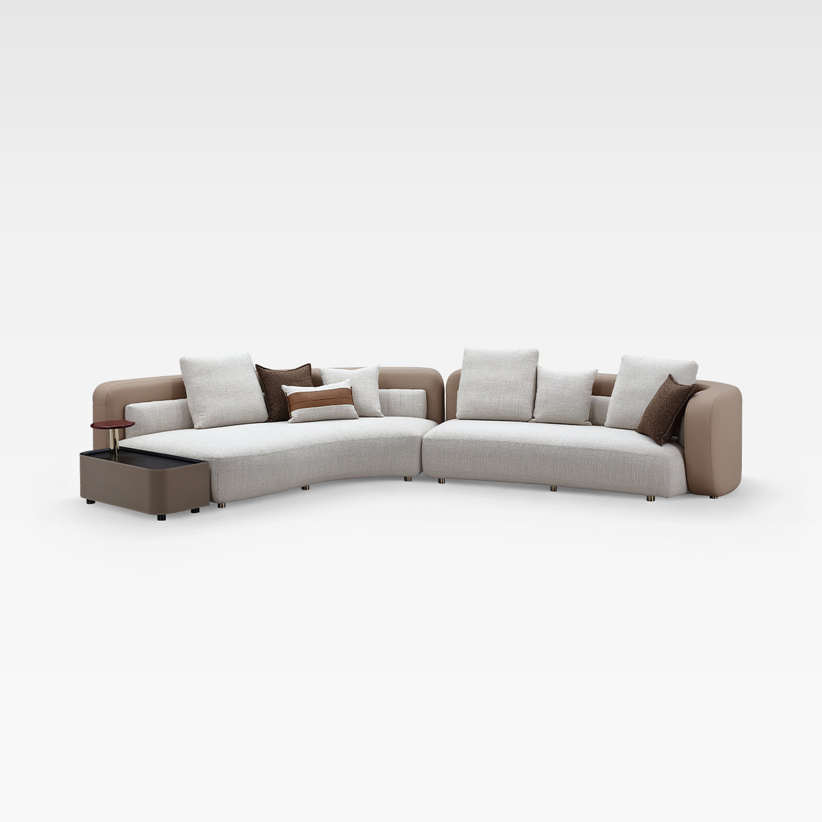KALMIA Asymmetrical Curved Sofa