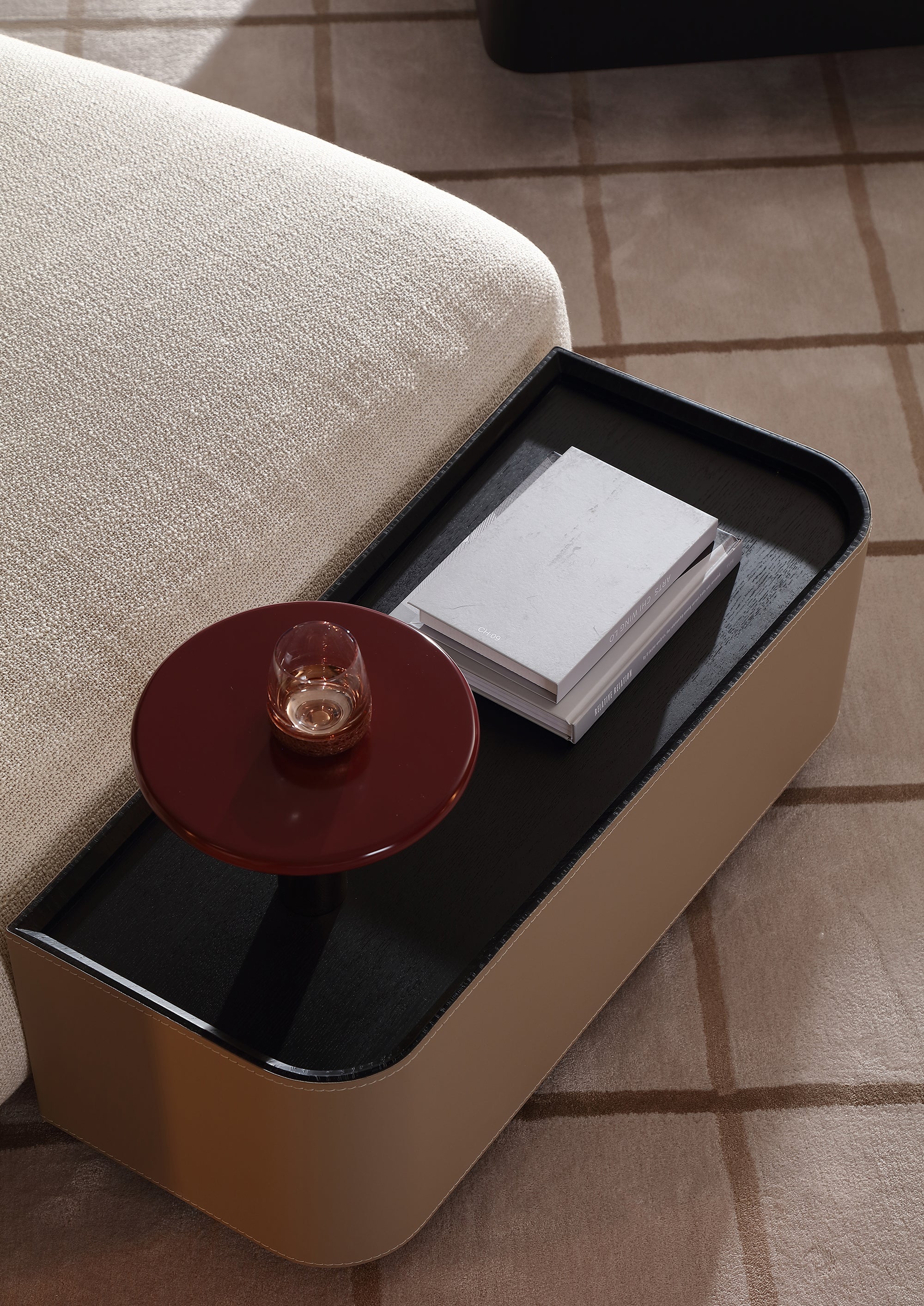 KALMIA Asymmetrical Curved Sofa
