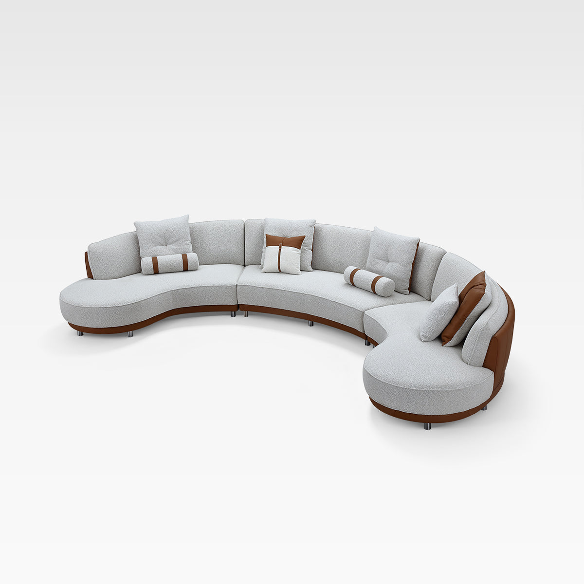 KALMIA Curved Sectional Sofa