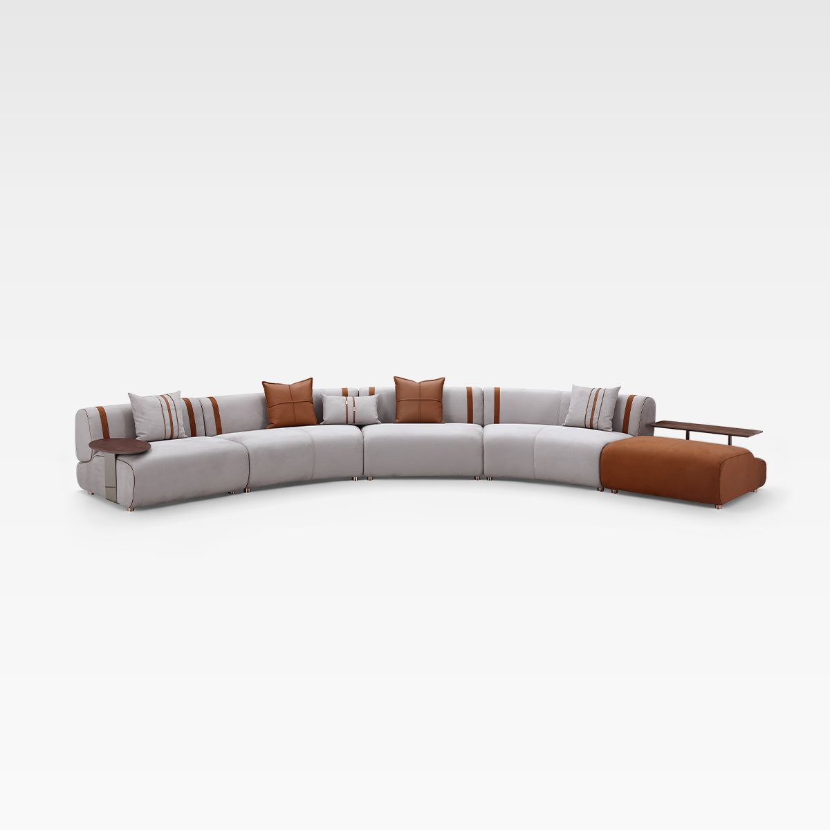KALMIA Curved Sectional Sofa