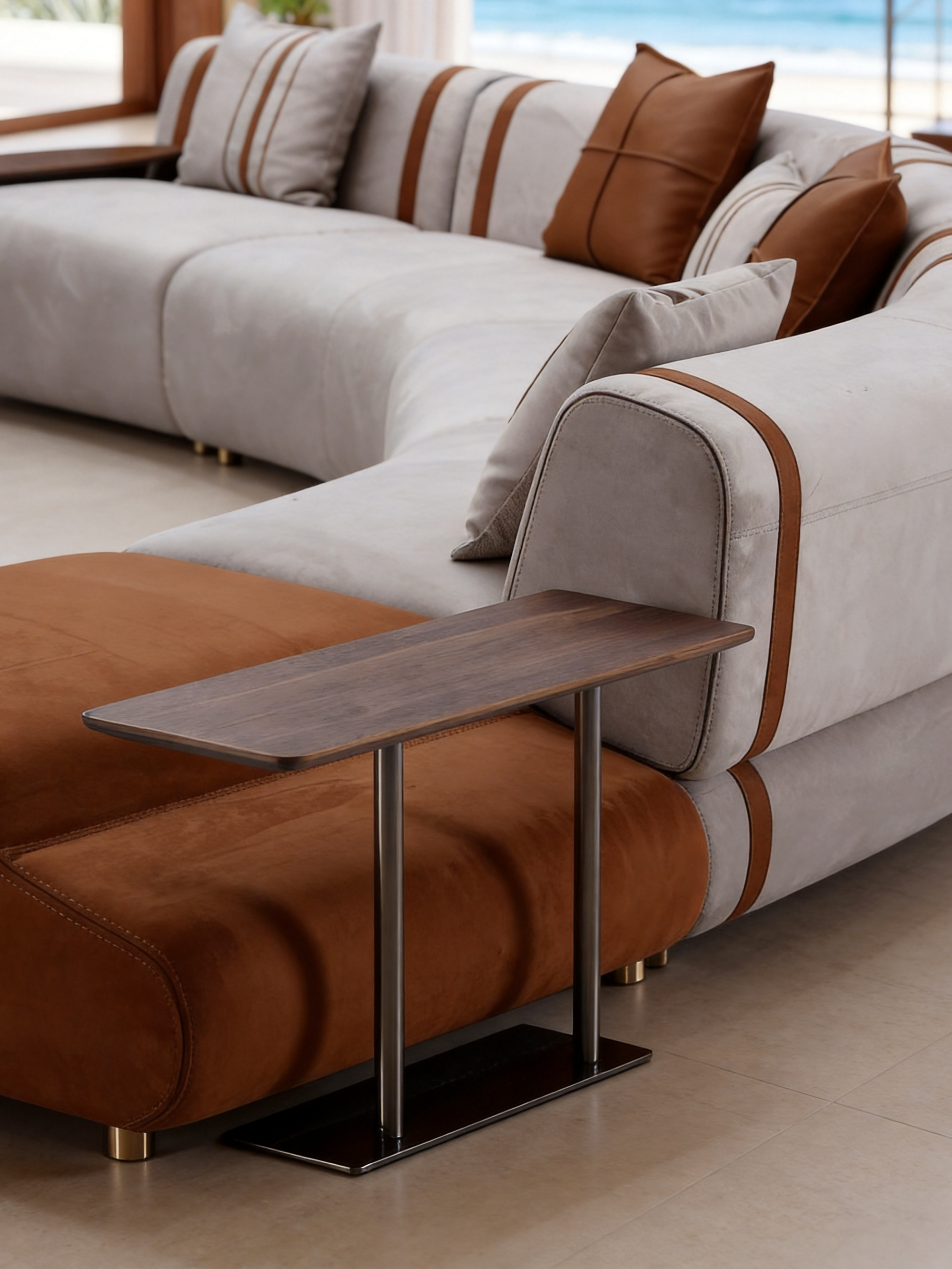 KALMIA Curved Sectional Sofa