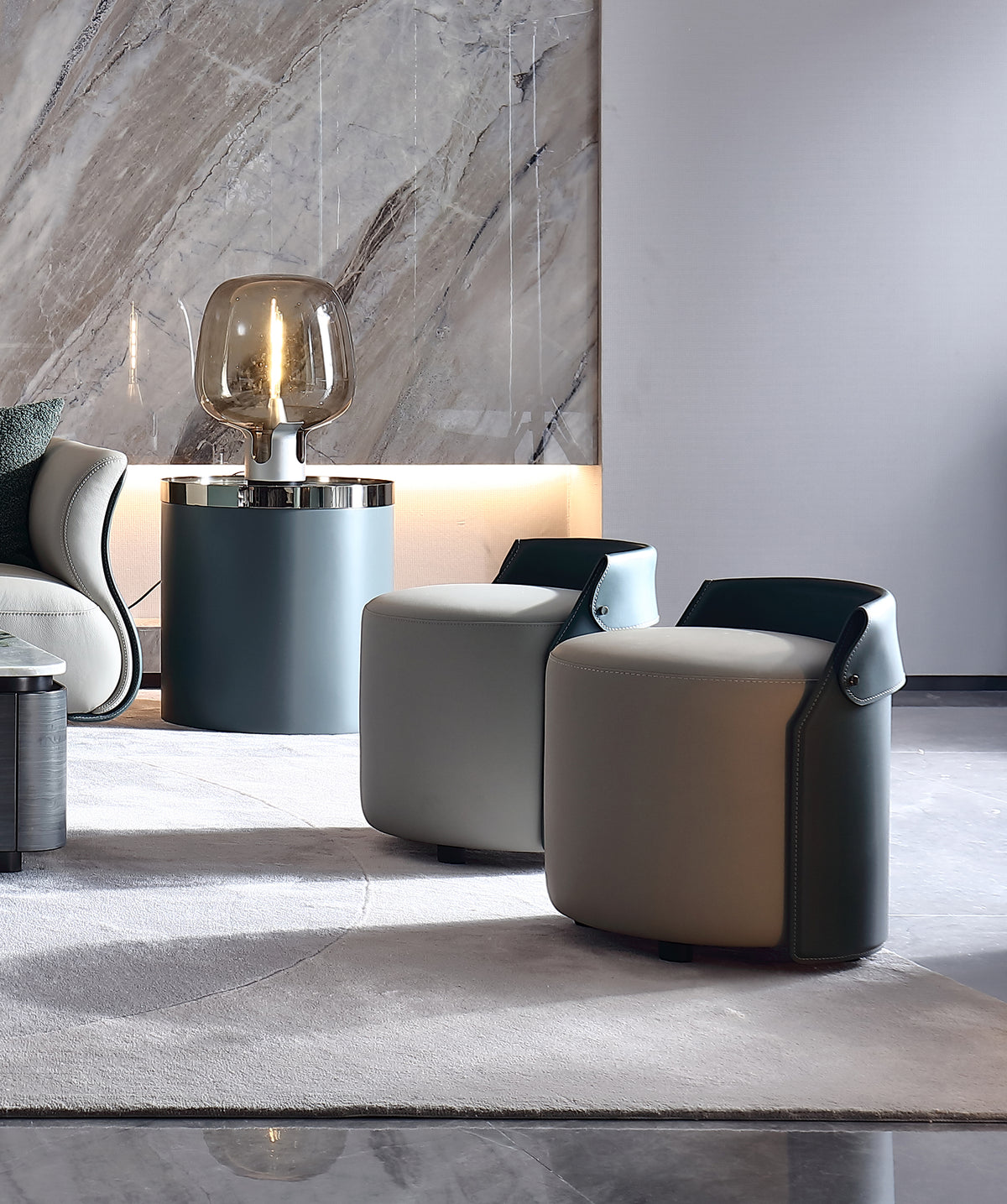 HOTTOP Round Ottoman