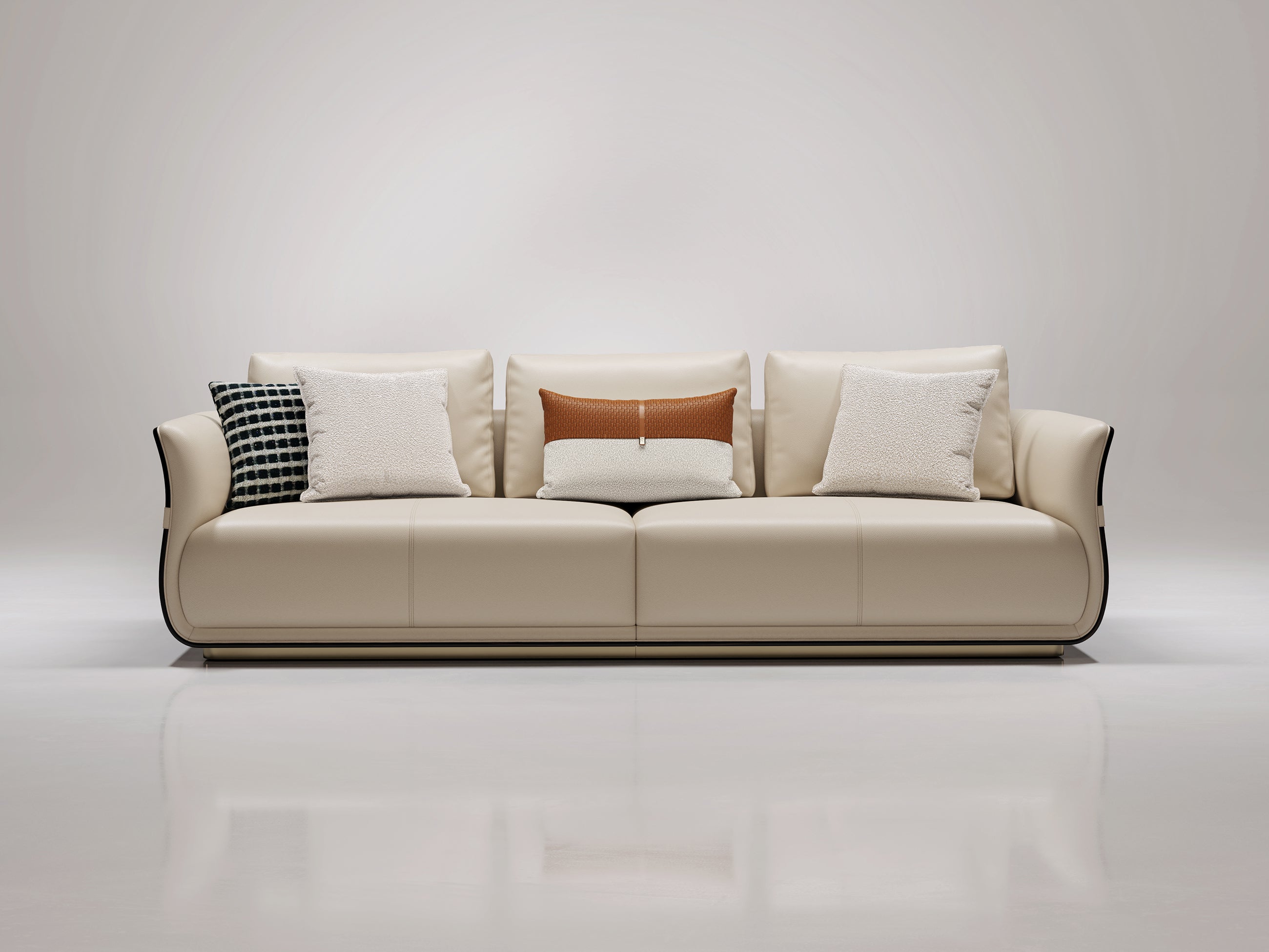 EBONY Straight Sofa