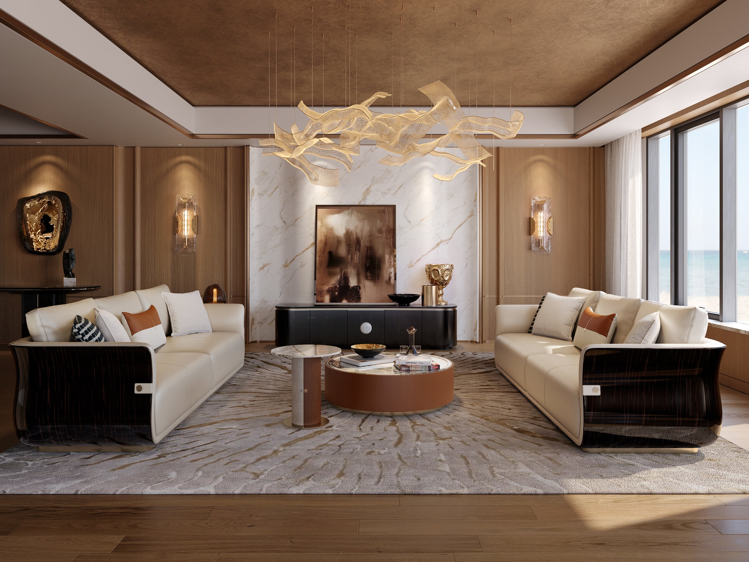 EBONY Straight Sofa