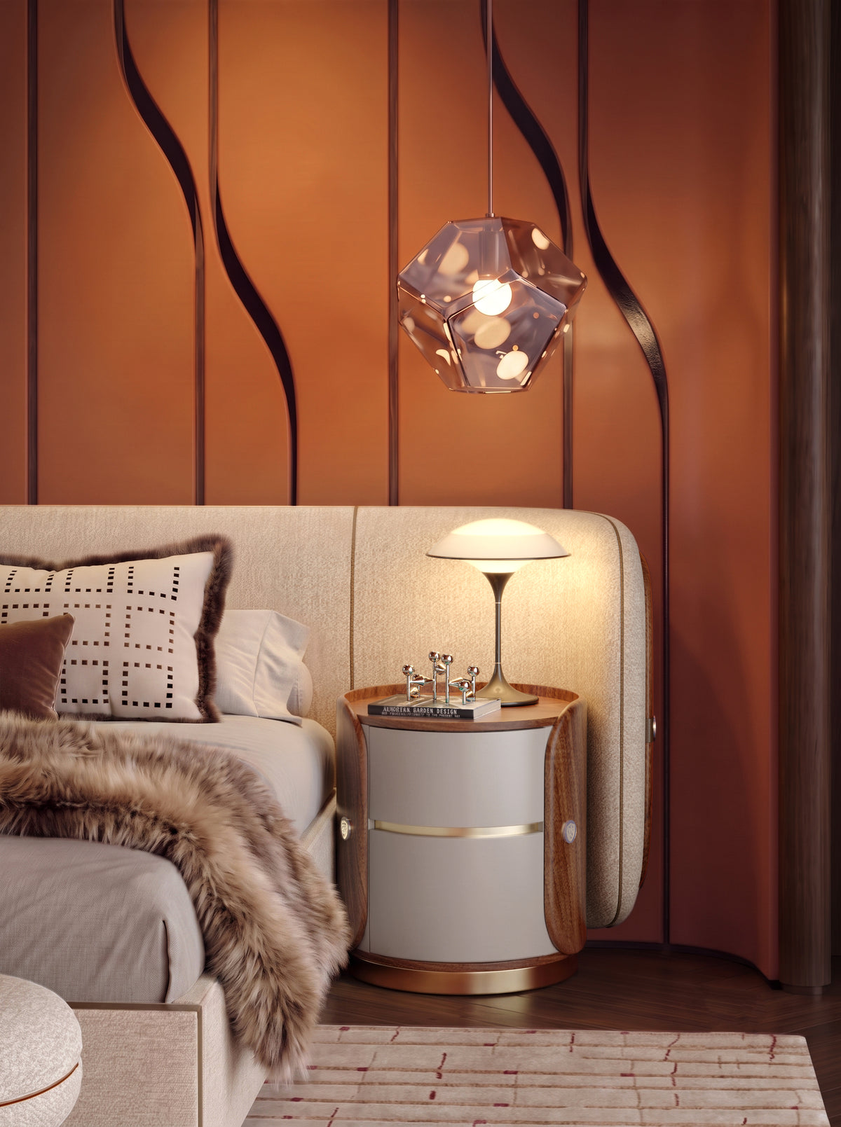 KALMIA Extended Headboard Bed