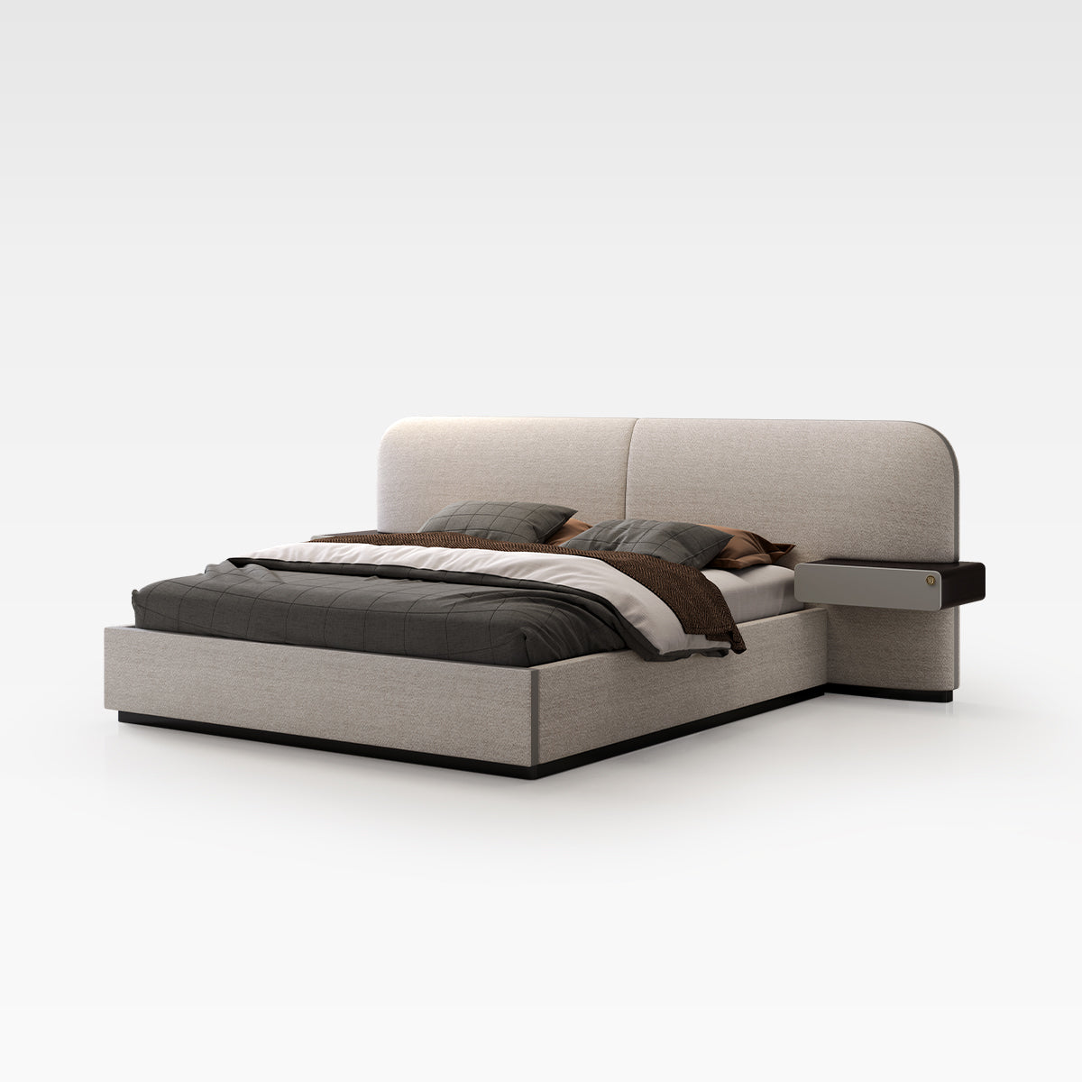 KALMIA Extended Headboard Bed