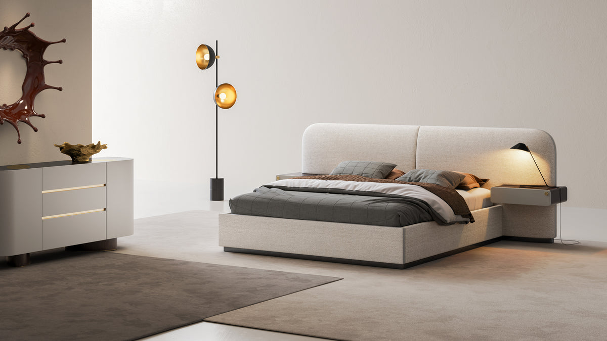 KALMIA Extended Headboard Bed