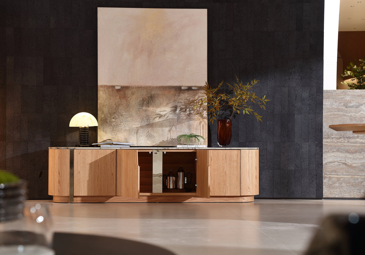 KALMIA Marble Top Media Console