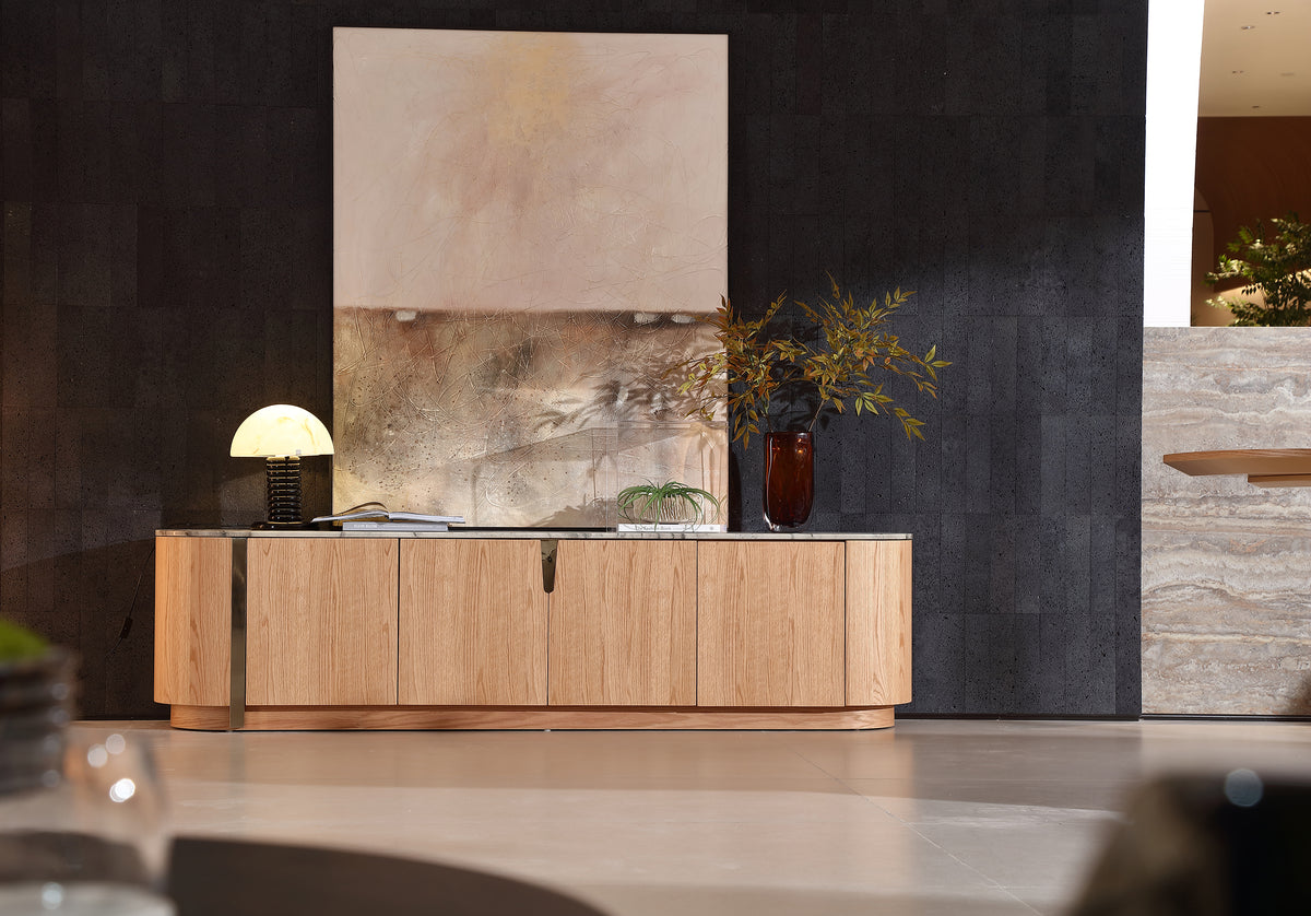 KALMIA Marble Top Media Console