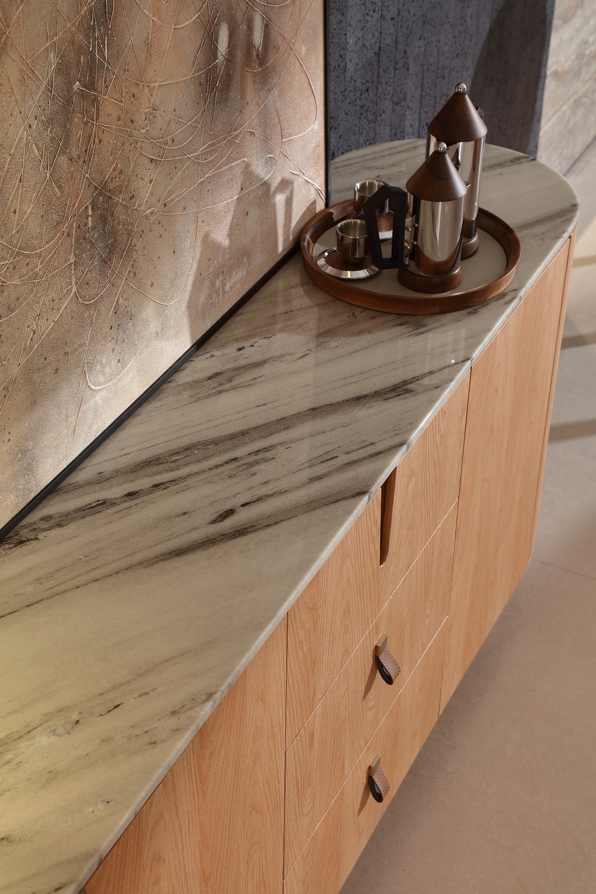 KALMIA Marble Top Sideboard