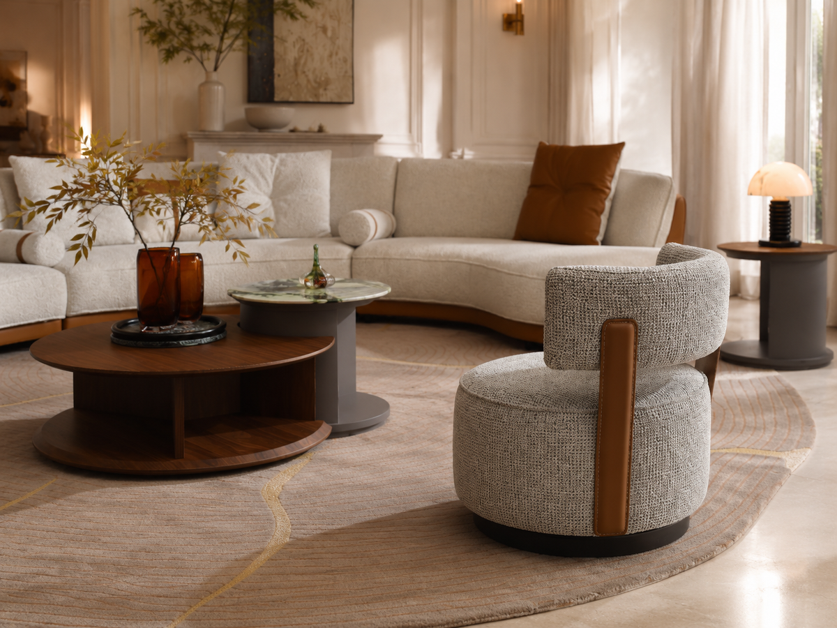 KALMIA Swivel Lounge Chair