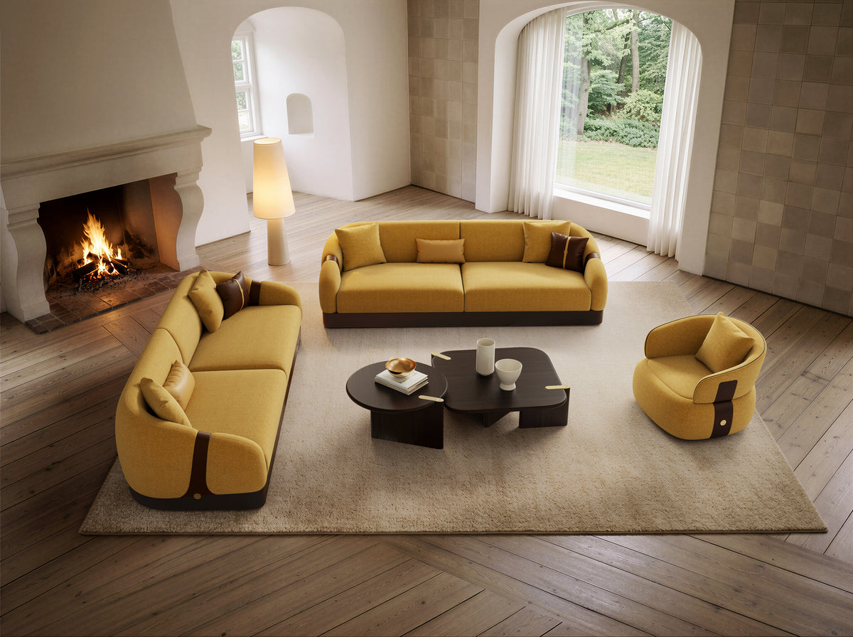 KALMIA Linear Fabric Sofa