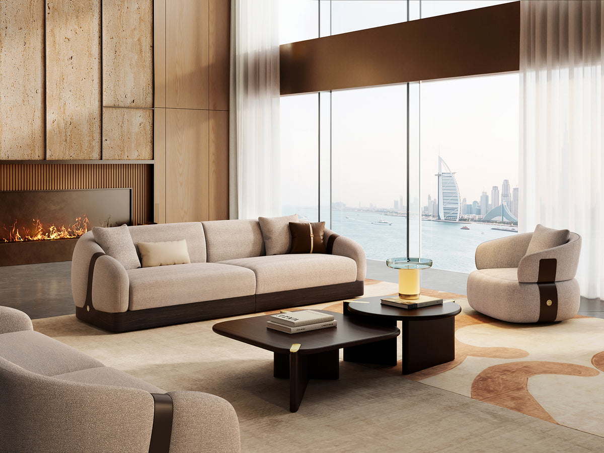KALMIA Linear Fabric Sofa