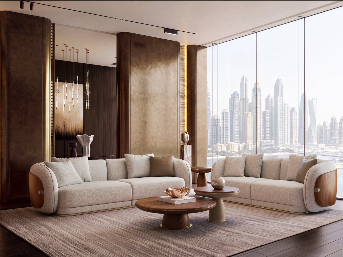 KALMIA Linear Fabric Sofa