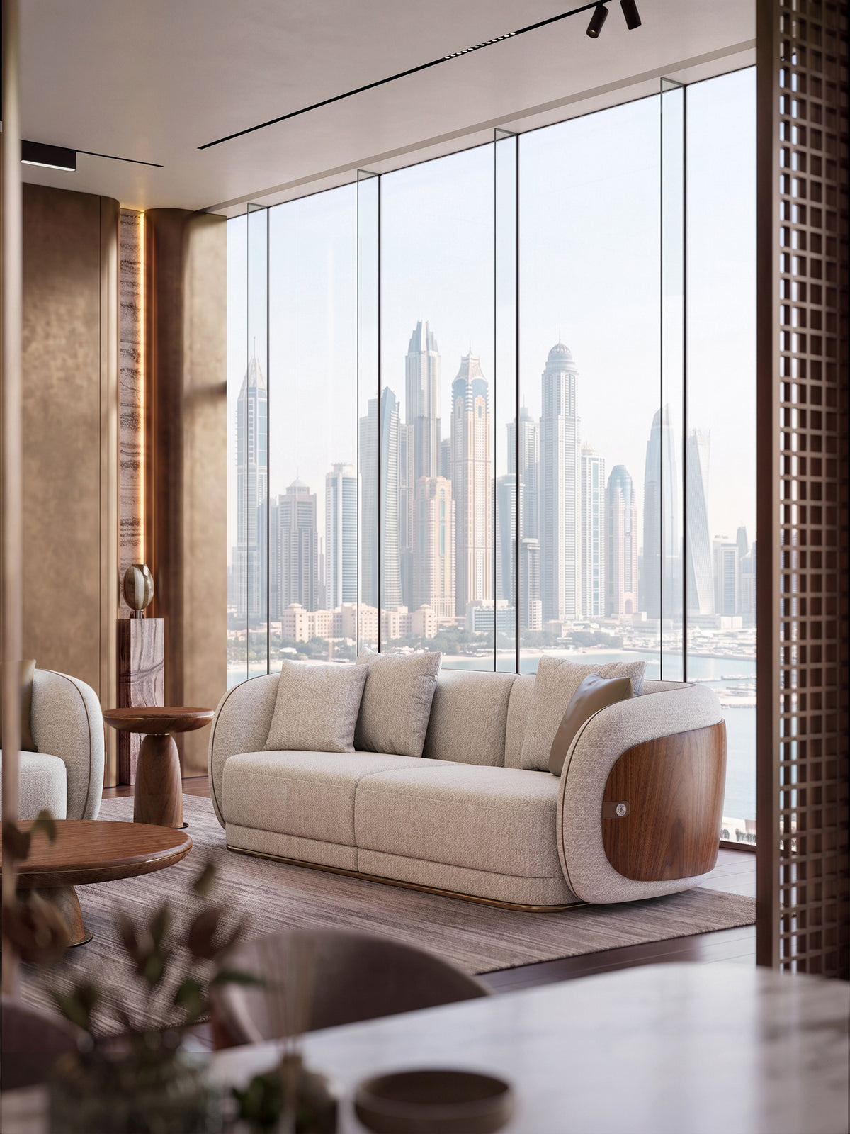 KALMIA Linear Fabric Sofa