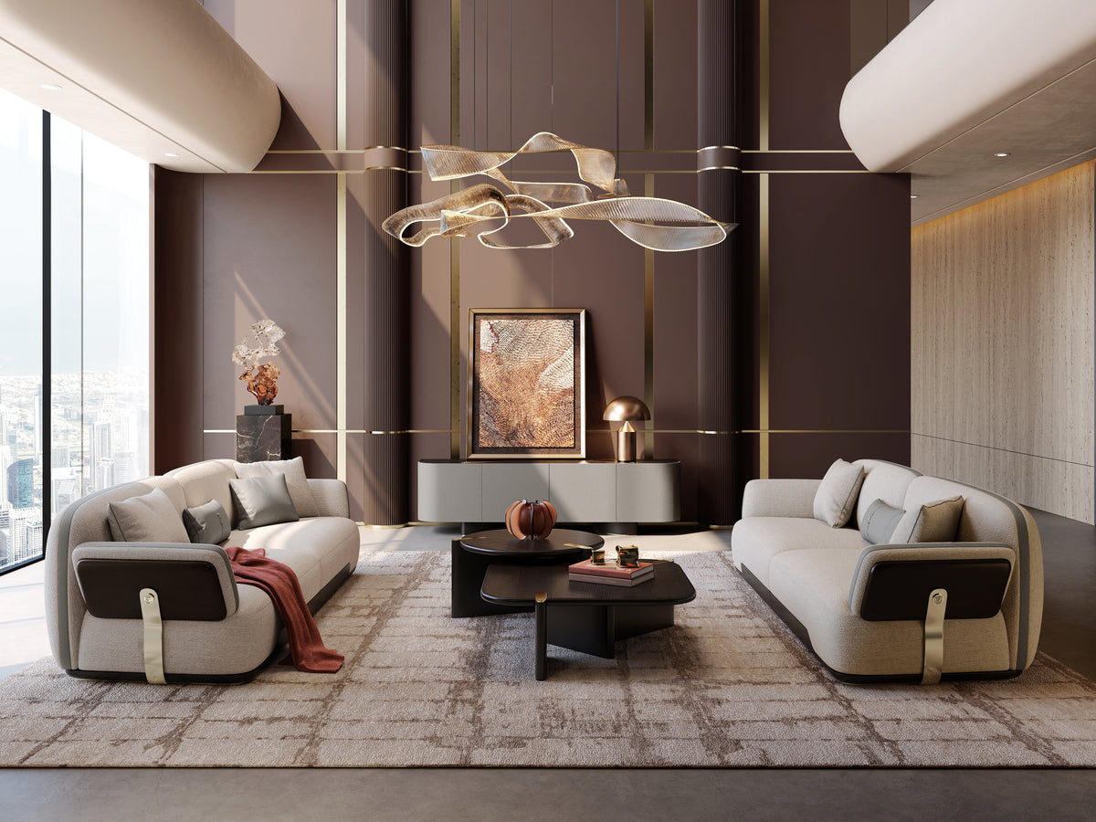 KALMIA Linear Fabric Sofa