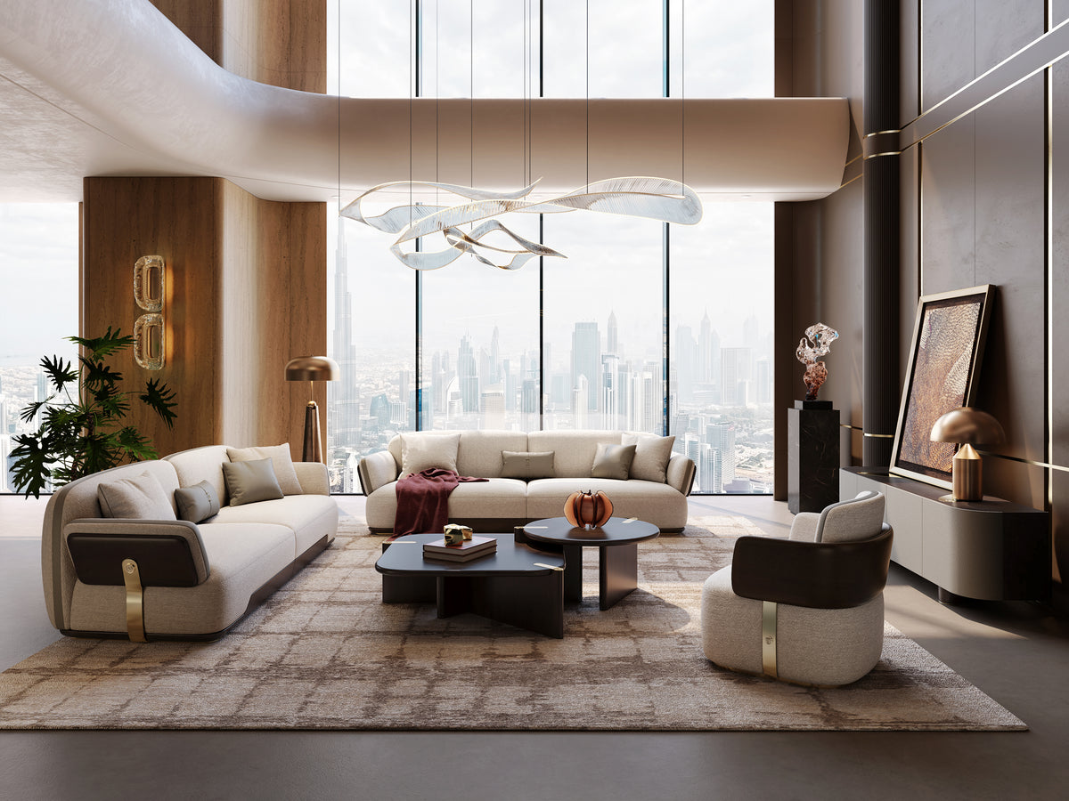 KALMIA Linear Fabric Sofa