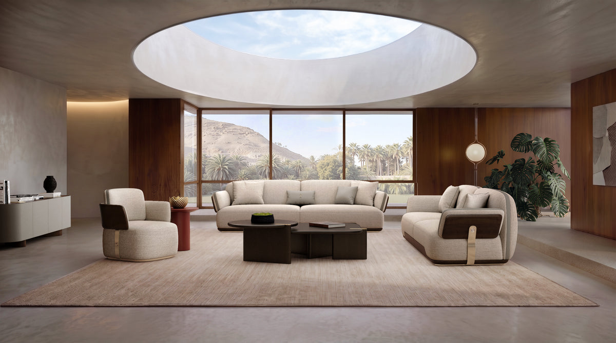 KALMIA Linear Fabric Sofa
