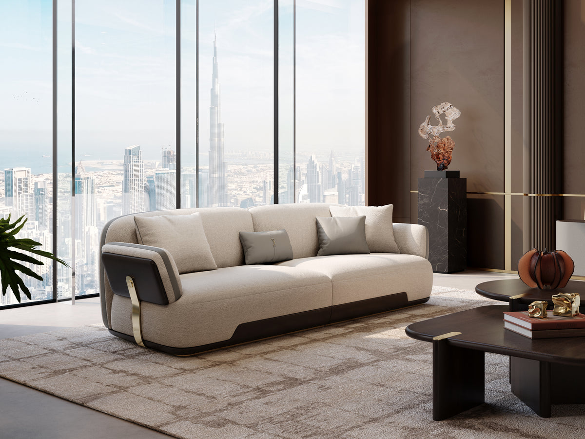 KALMIA Linear Fabric Sofa