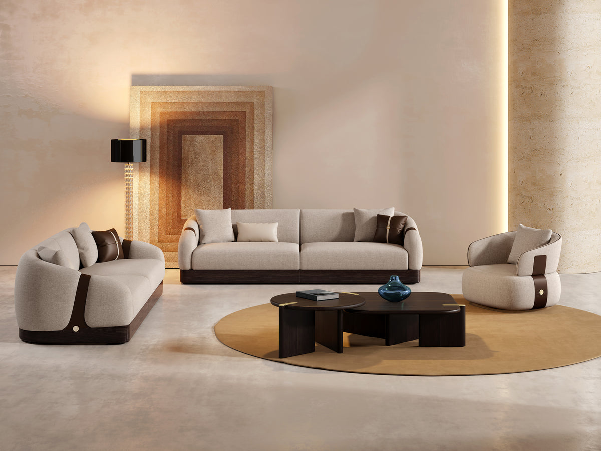 KALMIA Linear Fabric Sofa
